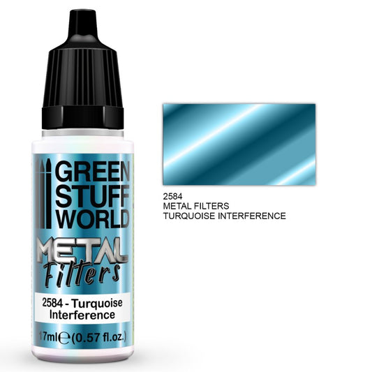 Green Stuff World - Metal Filters Paint - Turquoise Interference