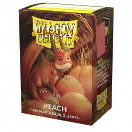 Dragon Shield 100 Count Box Dual Matte Peach