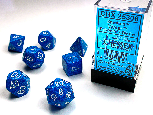Chessex - Speckled Water-7 Die Set