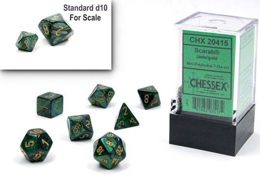 Chessex - Scarab Jade/Gold