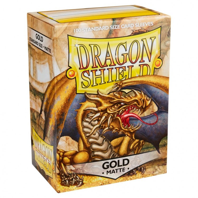 Dragon Shield: Matte Gold Card Sleeves 100ct