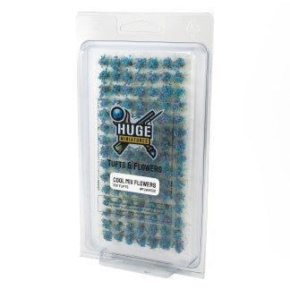 Huge Miniatures Tufts & Flowers - Cool Mix Flowers