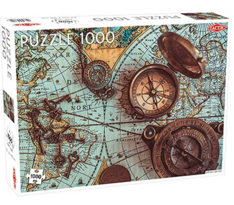 Vintage Sea Map 1,000-Piece Puzzle