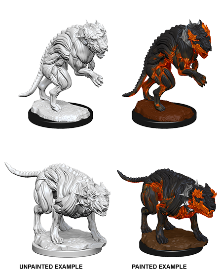 Deepcuts Unpainted Miniatures: W01 - Hell Hounds