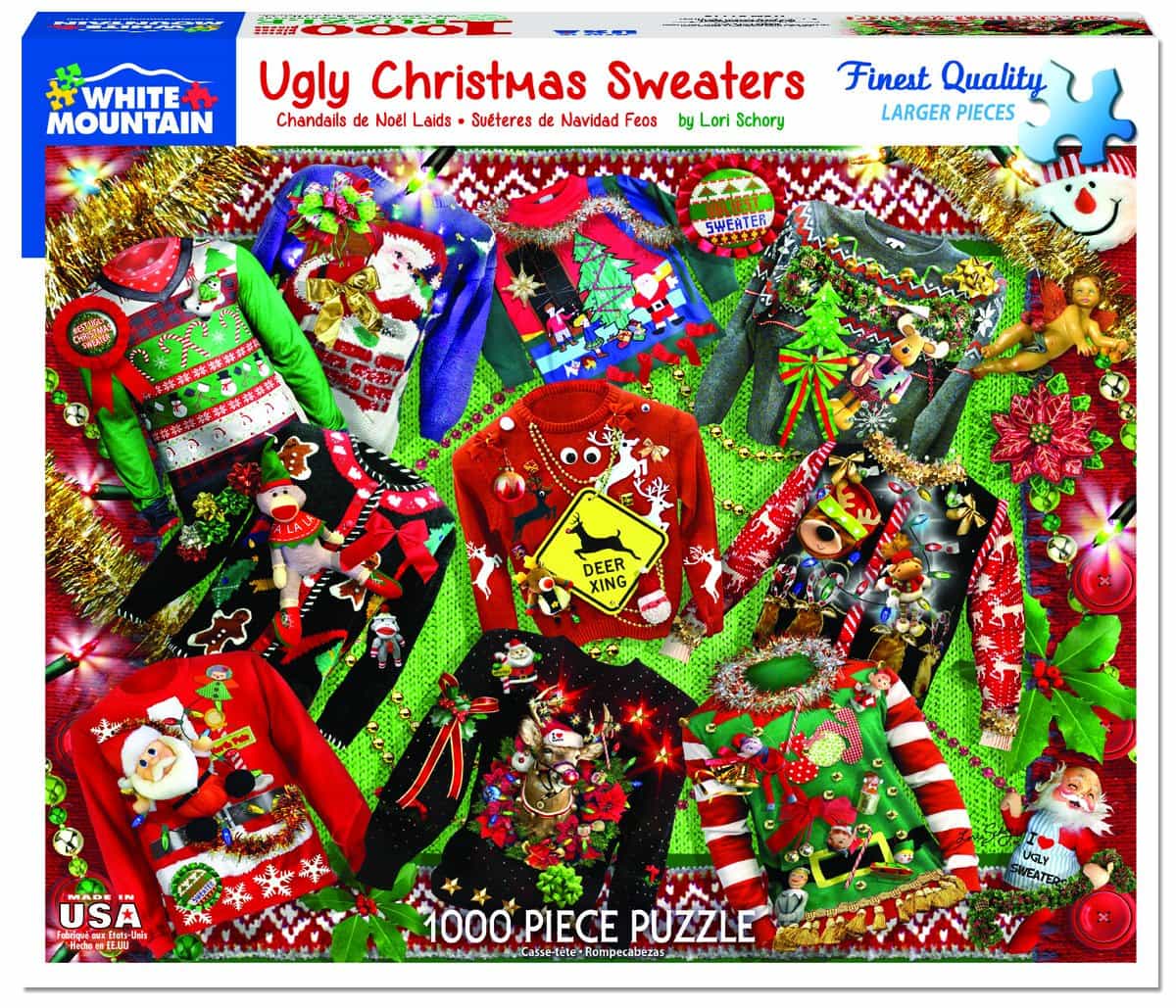 Puzzles - Ugly Christmas Sweaters (1000 pieces)