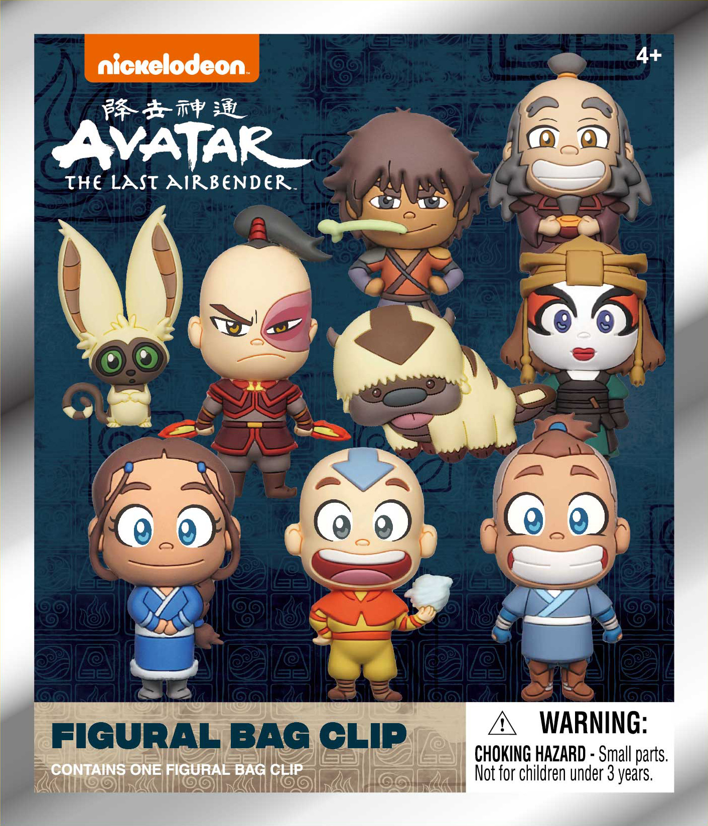 AVATAR THE LAST AIRBENDER SER1 3D FOAM BAG CLIPS 24PC