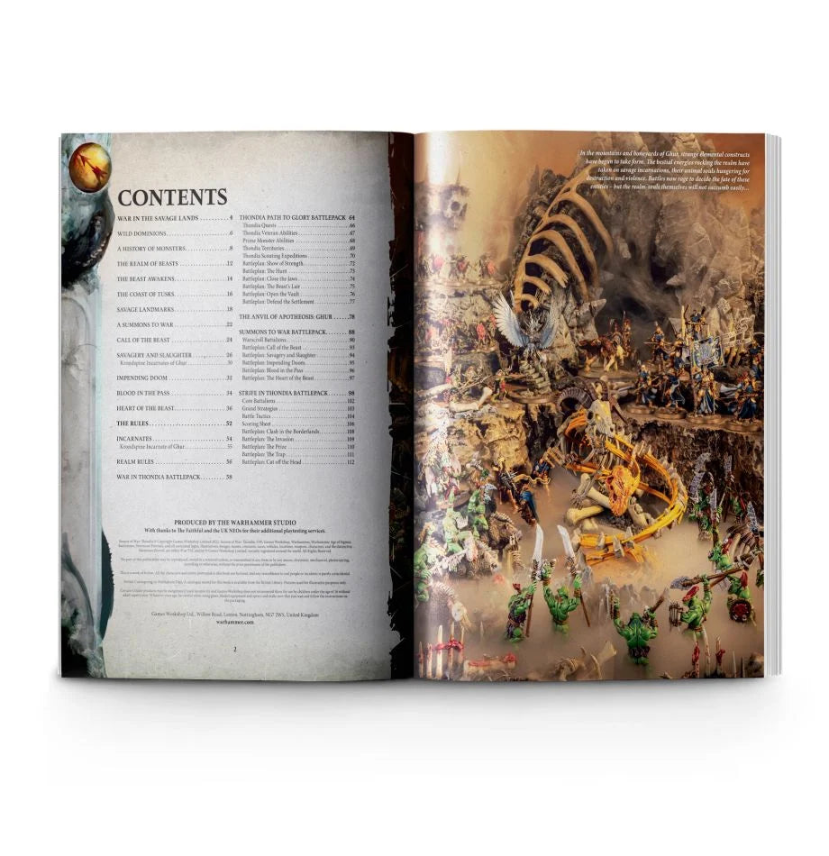 AOS - Season of War Thondia Book