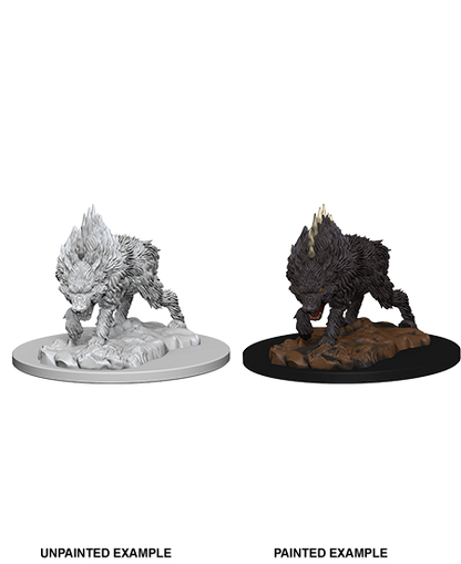 Deep Cuts Unpainted Miniatures: W04 - Dire Wolf