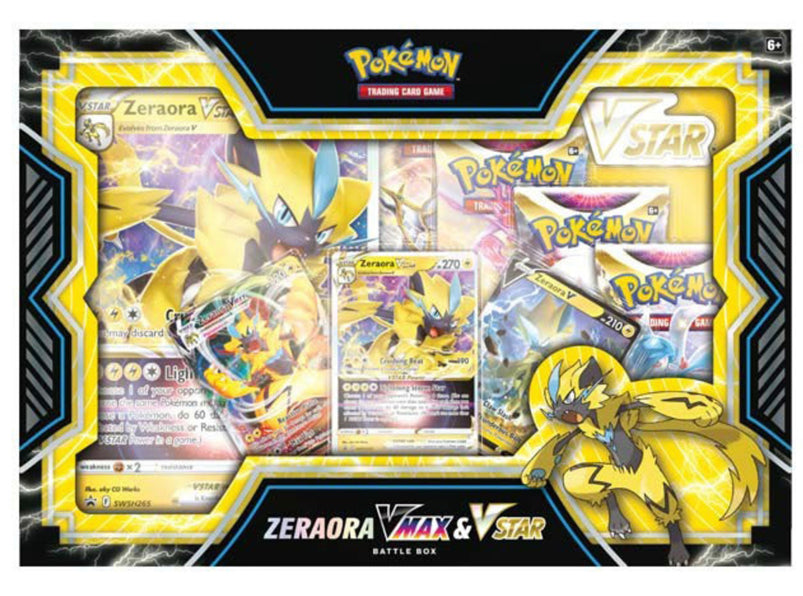 Pokemon Deoxys/Zeraora VMAX VSTAR Battle Box