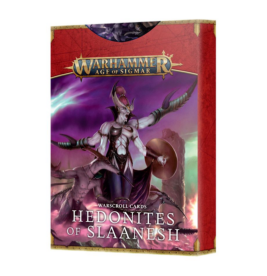 AOS - Hedonites of Slaanesh, Warscroll Cards