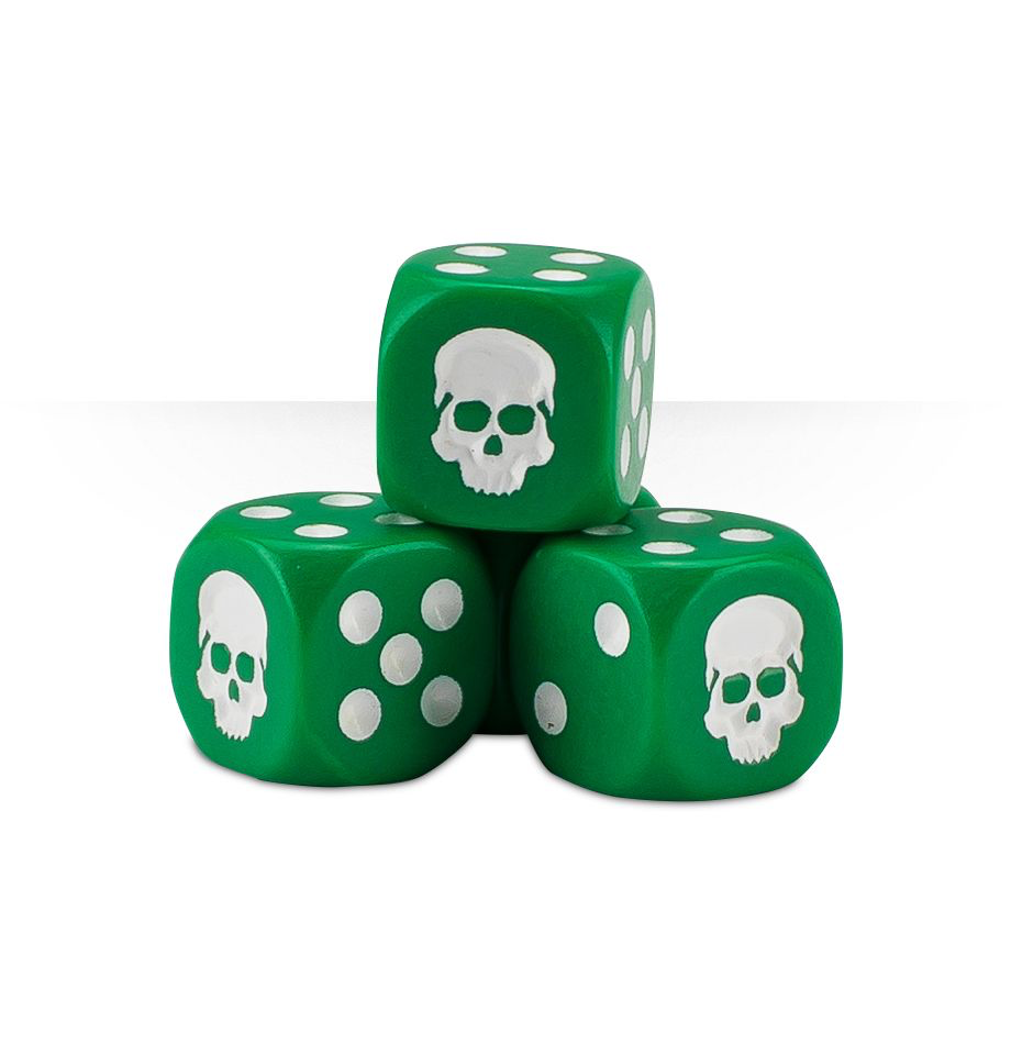 Warhammer 40k - Dice Cube - Green