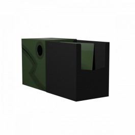 Dragon Shield Double Shell 150+ Deck Box  - Forest Green/Black