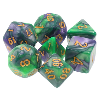Foam Brain - Mermaid’s Tail RPG Dice Set