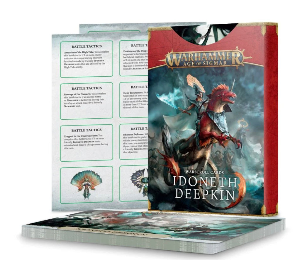 AOS - Warscroll Cards Idoneth Deepkin