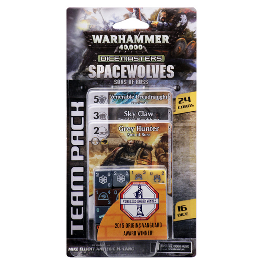 Warhammer 40K Dice Masters Spacewolves Sons of Russ