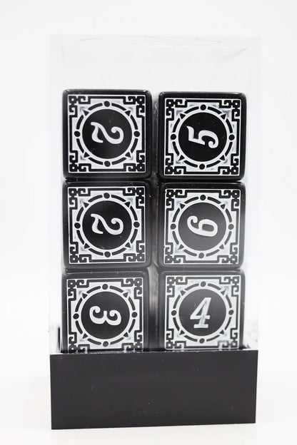 Foam Brain - Magic Burst D6 Set - 12 Piece Dice Set White