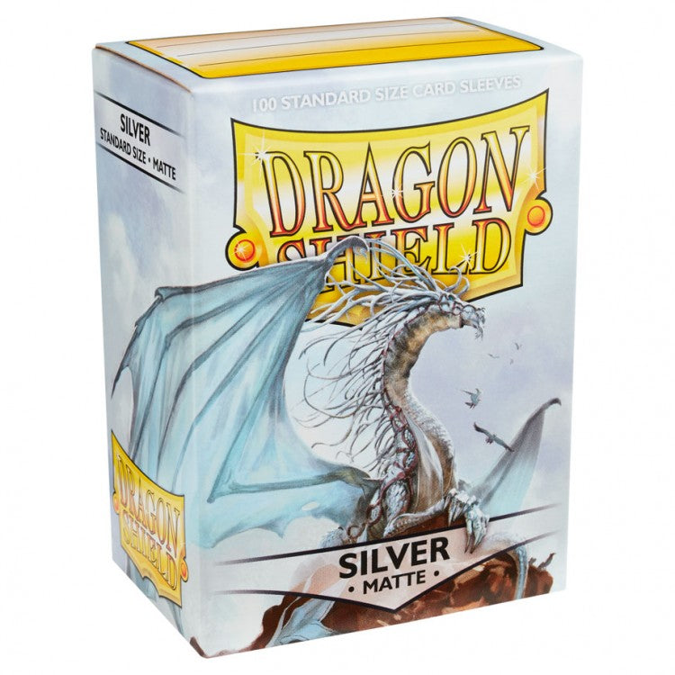 Dragon Shield- Silver Matte card sleeves (100)