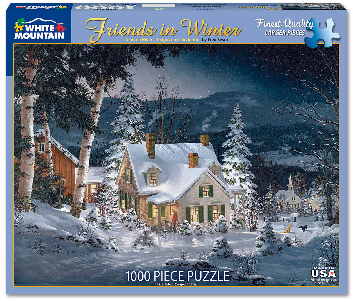 White Mountain Puzzles - Friends in Winter