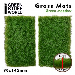 Green Stuff World - Grass Mats Cut-Out Green Meadow