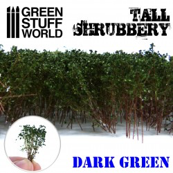 Green Stuff World - Tall Shrubbery Dark Green