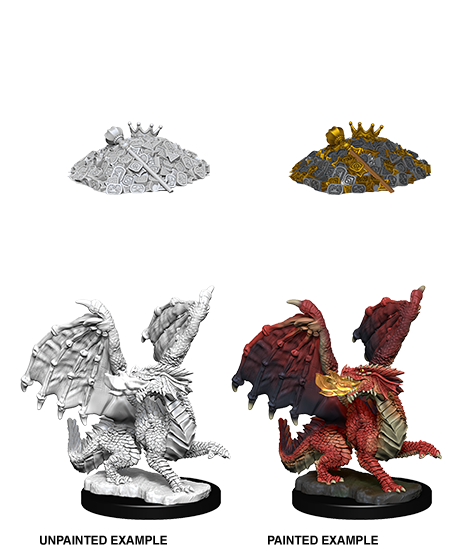 D&D Nolzur’s Marvelous Miniatures: W10 - Red Dragon & Wyrmling