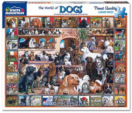 White Mountain Puzzle - The World of Dogs