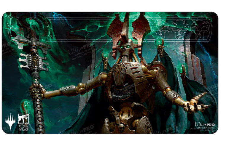 Warhammer 40K Commander Szarekh, the Silent King Standard Gaming Playmat for Magic: The Gathering