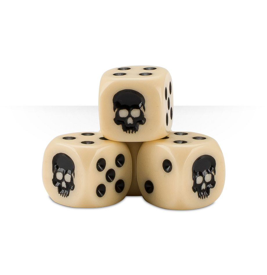 Warhammer 40k Dice Cube - Bone