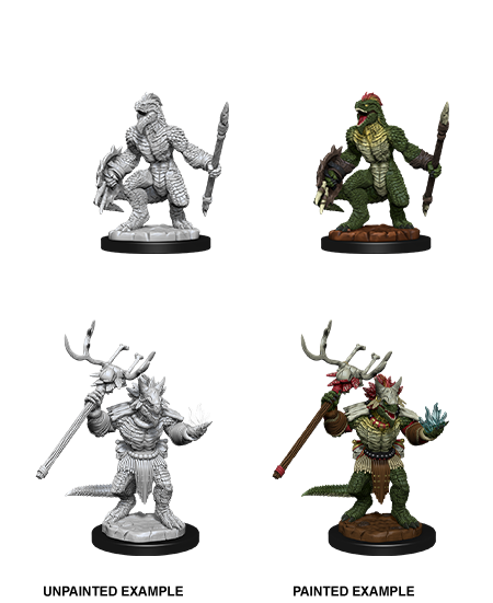 D&D Nolzur’s Marvelous Miniatures: W12 - Lizardfolk & Lizardfolk Shaman