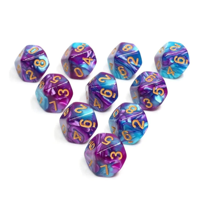 Foam Brain - Mermaid Beach 10D’s Dice Set