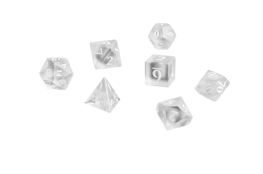 Eclipse Acrylic RPG Dice Set (11ct) - Arctic White