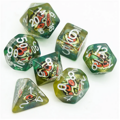 Foam Brain - Reptilian Eye RPG Dice Set