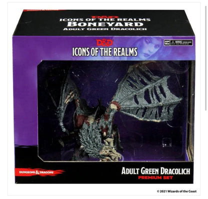 D&D Icons of the Realms Miniatures: Adult Green Dracolich