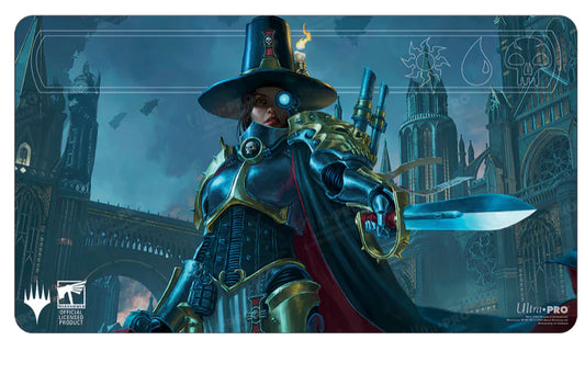 Warhammer 40K Commander Inquisitor Greyfax Standard Gaming Playmat for Magic: The Gathering