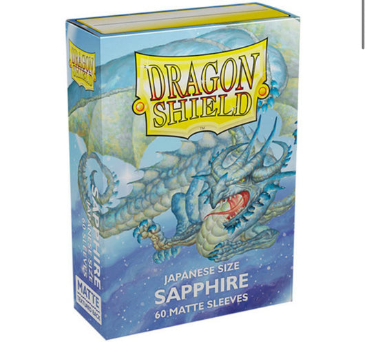 Dragon Shields Japanese: (60) Matte Sapphire