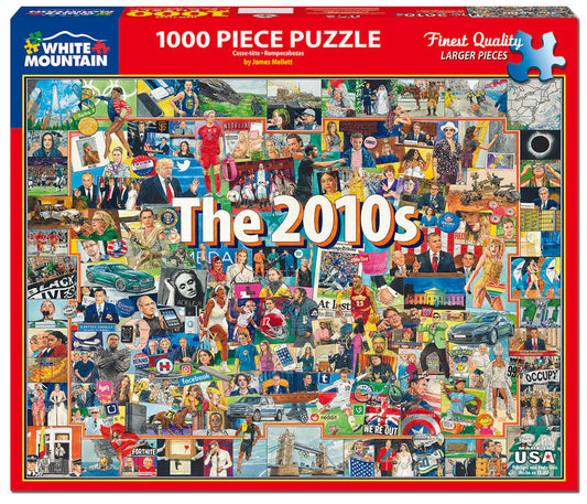 White Mountain Puzzles - The 2010s 1000 Piece jigsaw puzzle