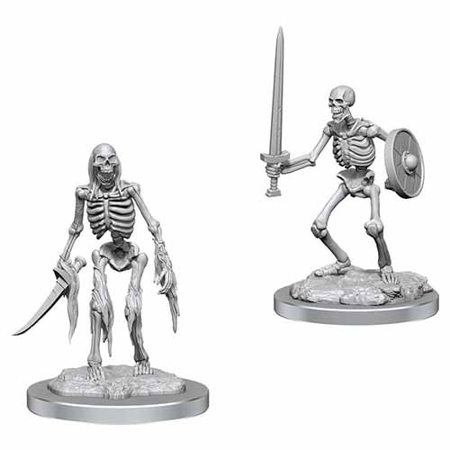 Deep Cuts Unpainted Miniatures: W18 - Skeletons