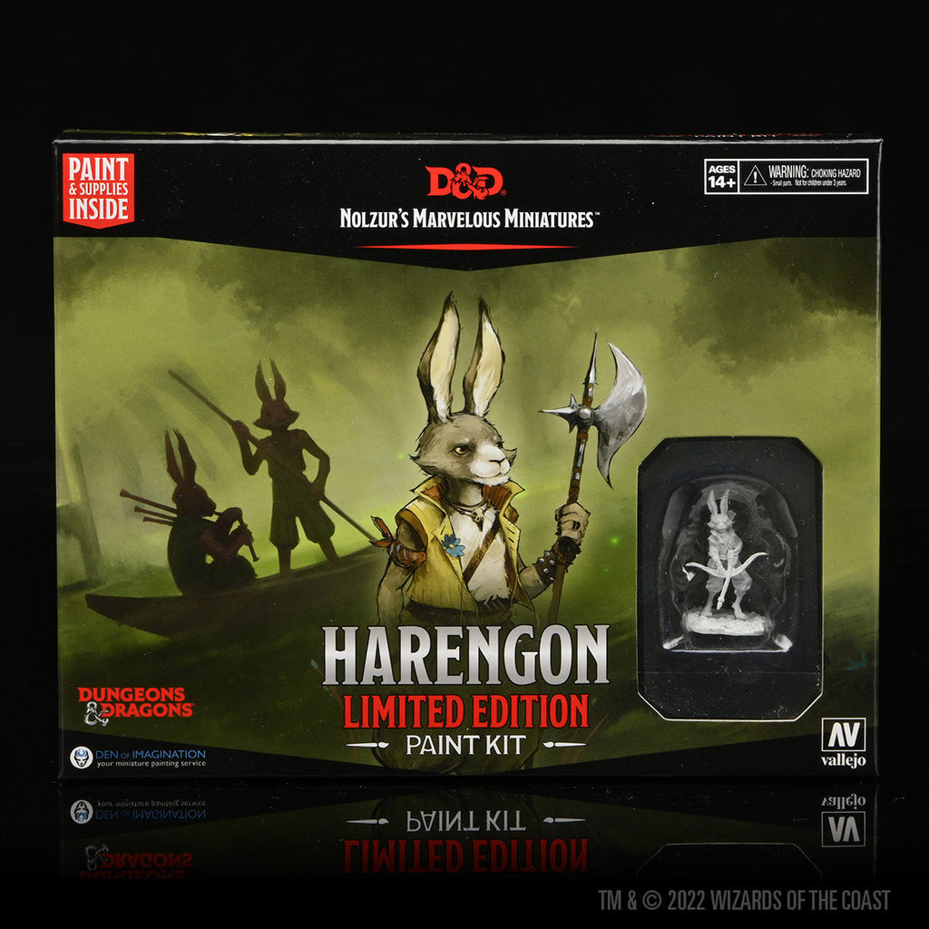 D&D Nolzur's Mavelous Miniatures: Harengon, Paint Kit