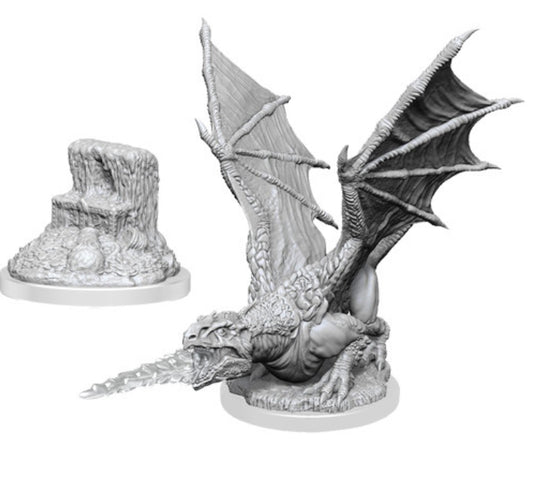 D&D Nolzur's Marvelous Unpainted Minis: W19 - White Dragon Wyrmling