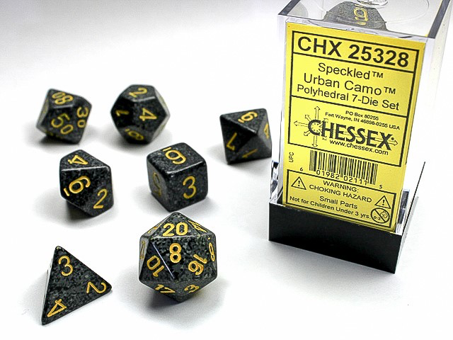 Chessex - Speckled Urban Camo-7 Die Set