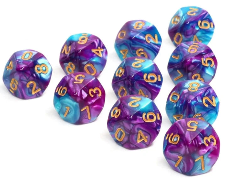 Foam Brain - Mermaid Beach 10D’s Dice Set