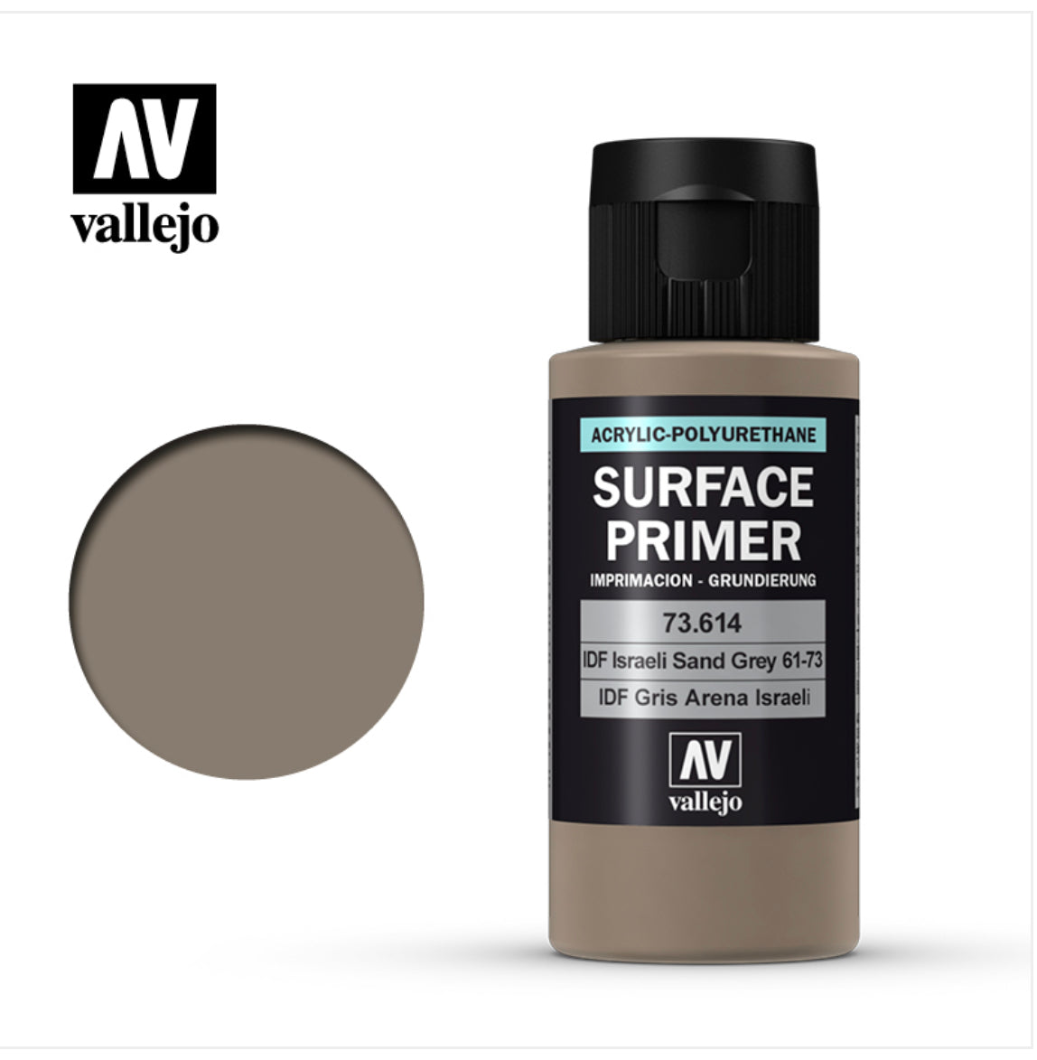 Vallejo - Surface Primer Israeli Sand Grey