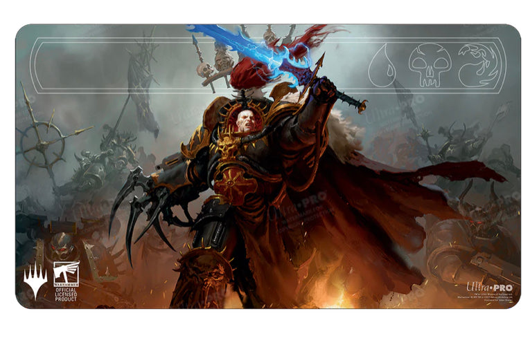 Warhammer 40K Commander Abaddon the Despoiler Standard Gaming Playmat for Magic: The Gathering