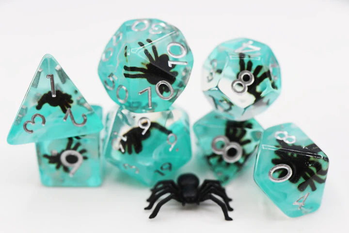 Foam Brain - BLUE TARANTULA RPG DICE SET