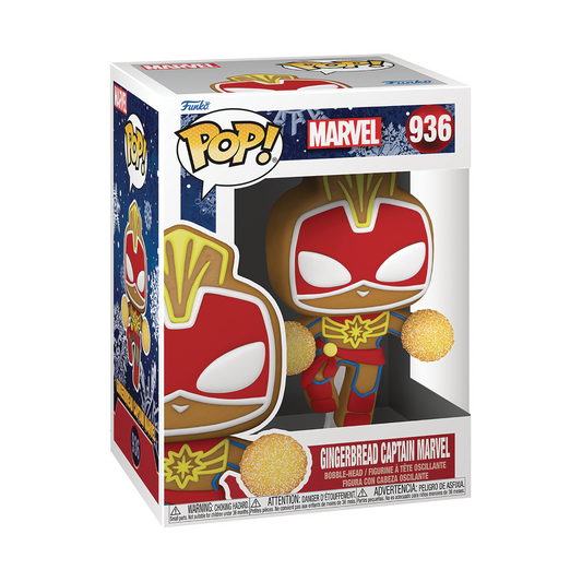 Funko Pop MARVEL HOLIDAY CAPTAIN MARVEL VIN FIG