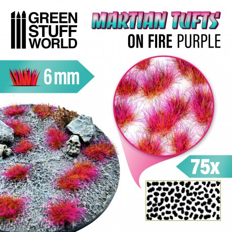 Green Stuff World - Martian Tufts On Fire Purple