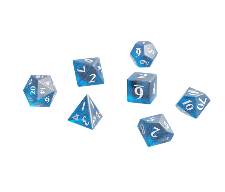 Eclipse Acrylic RPG Dice Set (11ct) - Sky Blue
