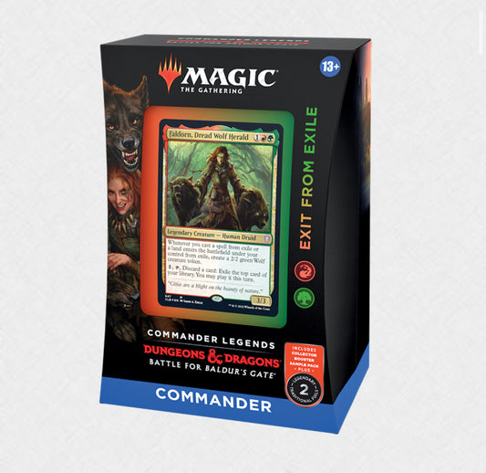 Magic The Gathering - Battle For Baldur’s Gate Commander Legends Deck