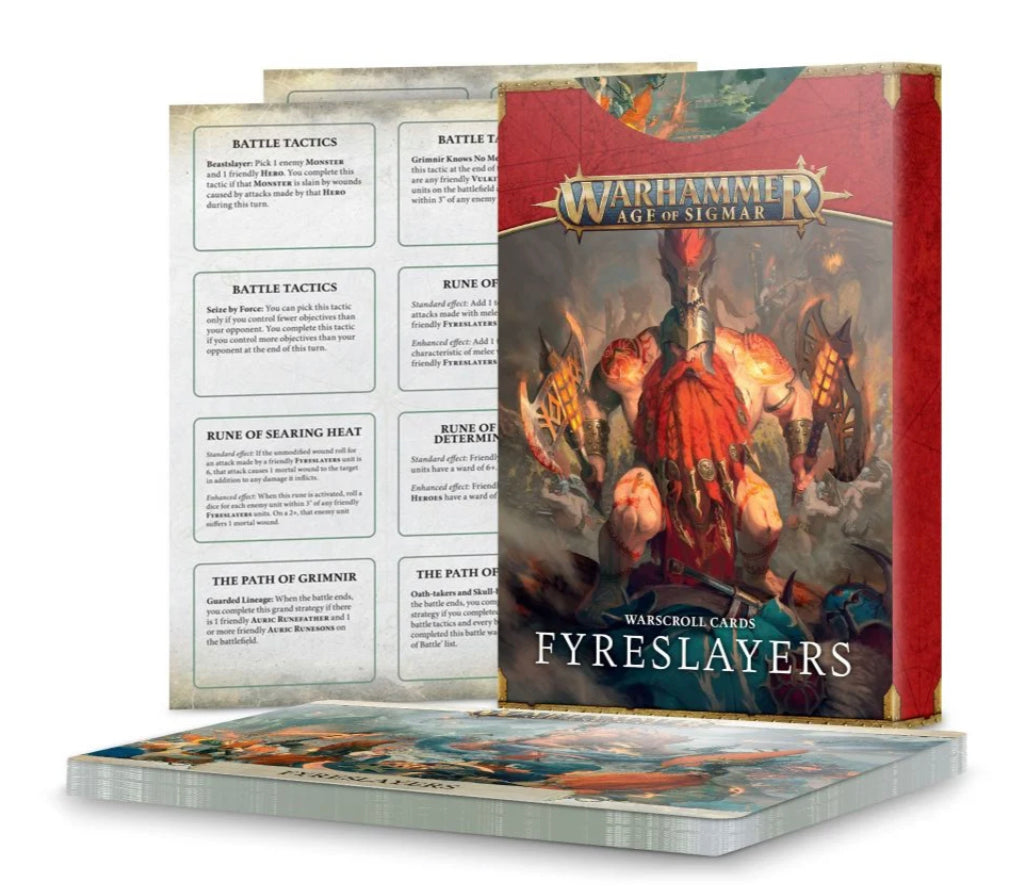 AOS - Warscroll Cards Fyreslayers