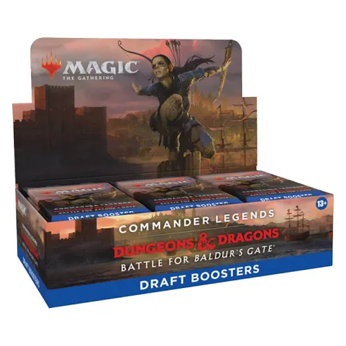 MTG - Commander Legends Dungeon and Dragons Battle for Baldur’s Gate Draft Booster Box